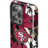 NFL San Francisco 49ers Tropical Print iPhone 15 Pro Impact Case