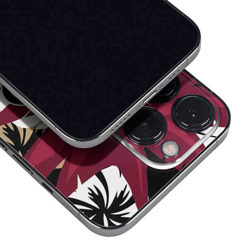 NFL San Francisco 49ers Tropical Print iPhone 15 Pro Max Skin