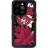 NFL San Francisco 49ers Tropical Print iPhone 15 Pro Waterproof Case