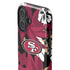 NFL San Francisco 49ers Tropical Print iPhone 16 Plus Impact Case