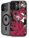 NFL San Francisco 49ers Tropical Print iPhone 16 Plus Kickstand Case