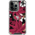 NFL San Francisco 49ers Tropical Print iPhone 16 Pro Clear Case