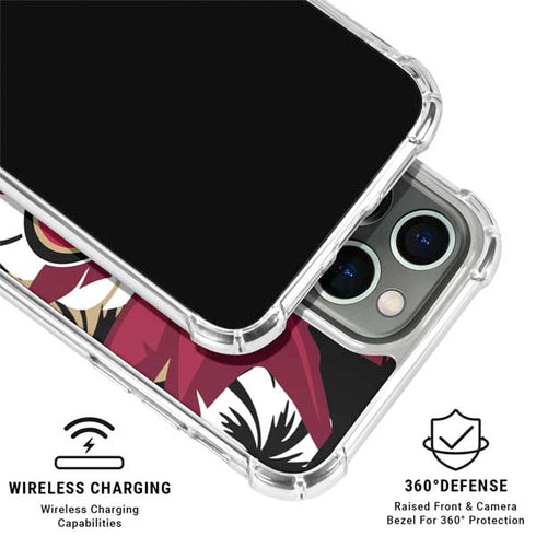 NFL San Francisco 49ers Tropical Print iPhone 16 Pro Clear Case