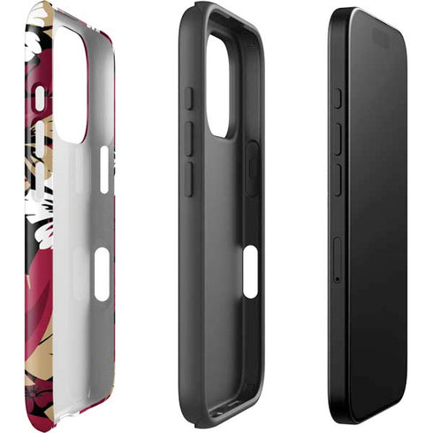 NFL San Francisco 49ers Tropical Print iPhone 16 Pro Max Impact Case