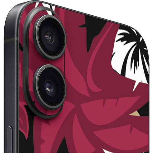 NFL San Francisco 49ers Tropical Print iPhone 16 Skin