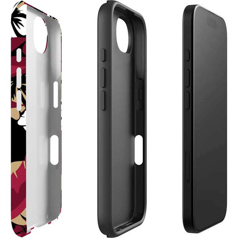NFL San Francisco 49ers Tropical Print iPhone 16e Impact Case