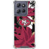 NFL San Francisco 49ers Tropical Print Moto G Stylus 5G (2025) Clear Case