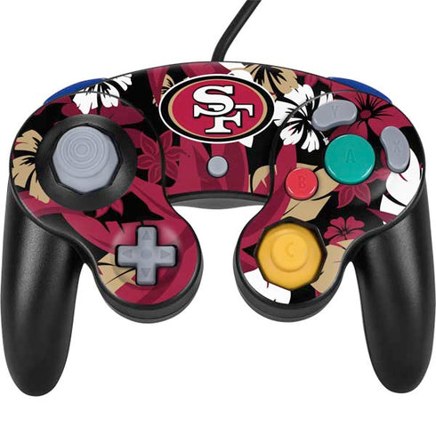 NFL San Francisco 49ers Tropical Print Nintendo Skins