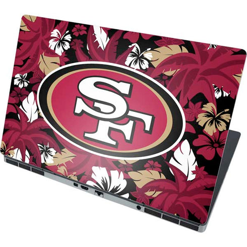 NFL San Francisco 49ers Tropical Print Dell Precision Skin