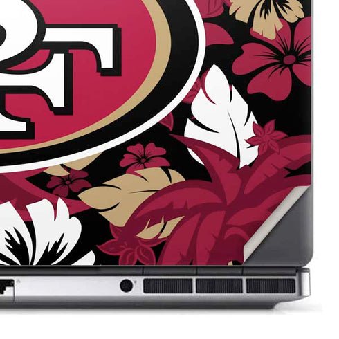 NFL San Francisco 49ers Tropical Print Dell Precision Skin
