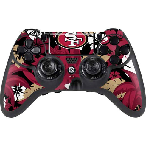 NFL San Francisco 49ers Tropical Print PlayStation PS4 Skins