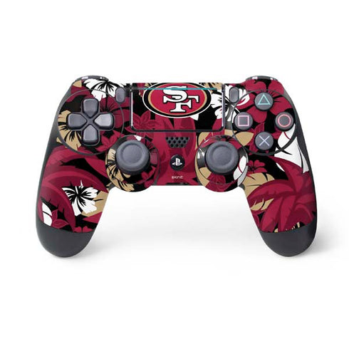 NFL San Francisco 49ers Tropical Print PlayStation PS4 Skins