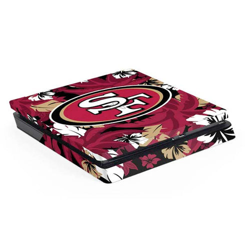 NFL San Francisco 49ers Tropical Print PlayStation PS4 Skins