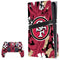 NFL San Francisco 49ers Tropical Print PS5 Pro Disk Bundle Skin