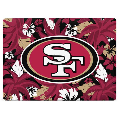 NFL San Francisco 49ers Tropical Print Surface Laptop 3 13.5in Skin