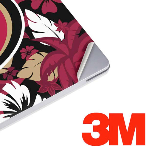 NFL San Francisco 49ers Tropical Print Surface Laptop 3 13.5in Skin