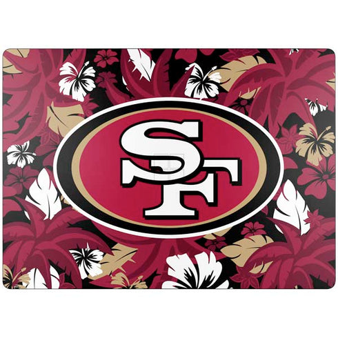 NFL San Francisco 49ers Tropical Print Surface Laptop 7 15in Skin
