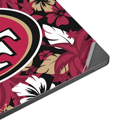 NFL San Francisco 49ers Tropical Print Surface Laptop 7 15in Skin