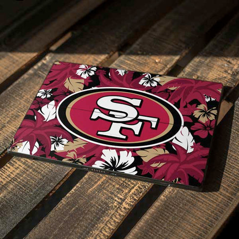 NFL San Francisco 49ers Tropical Print Surface Pro 7 Skin