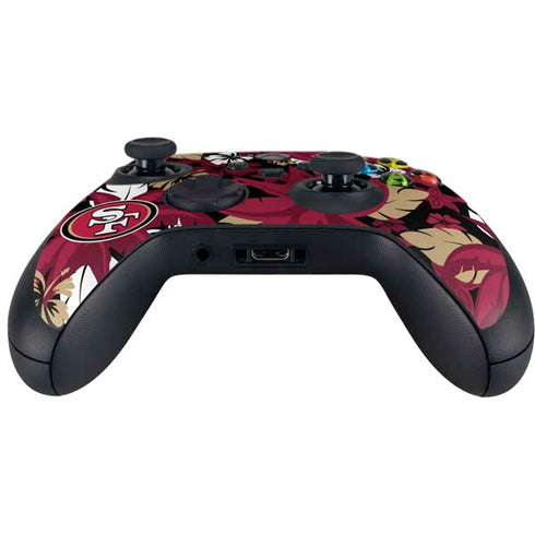 NFL San Francisco 49ers Tropical Print Xbox Series X Controller Skin
