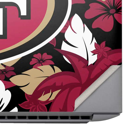 NFL San Francisco 49ers Tropical Print HP ZBook Fury 16 G10 Skin