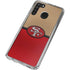 NFL San Francisco 49ers Vintage Galaxy A21 Clear Case
