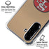 NFL San Francisco 49ers Vintage Galaxy A36 5G Clear Case
