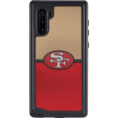 NFL San Francisco 49ers Vintage Galaxy Note 10 Waterproof Case