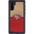 NFL San Francisco 49ers Vintage Galaxy Note 10 Waterproof Case