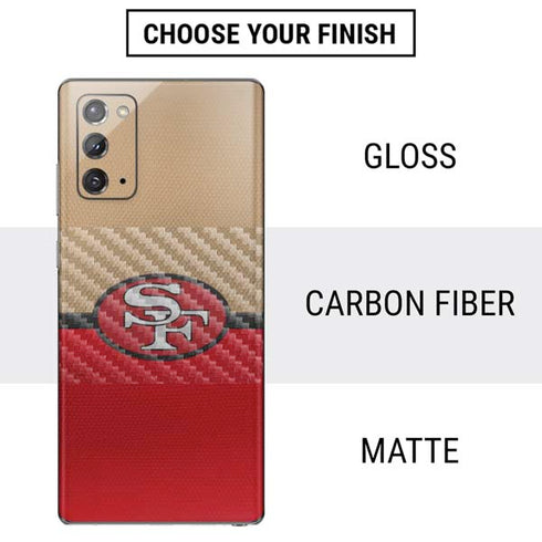 NFL San Francisco 49ers Vintage Galaxy Note20 5G Skin