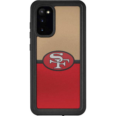 NFL San Francisco 49ers Vintage Galaxy S20 Waterproof Case