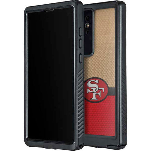 NFL San Francisco 49ers Vintage Galaxy S24 Ultra Waterproof Case