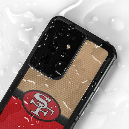 NFL San Francisco 49ers Vintage Galaxy S24 Ultra Waterproof Case