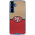 NFL San Francisco 49ers Vintage Galaxy S25 Clear Case