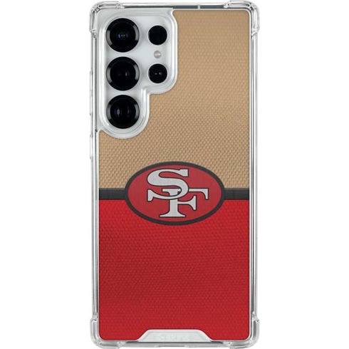 NFL San Francisco 49ers Vintage Galaxy S25 Ultra Clear Case
