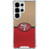 NFL San Francisco 49ers Vintage Galaxy S25 Ultra Clear Case
