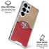 NFL San Francisco 49ers Vintage Galaxy S25 Ultra Clear Case