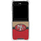 NFL San Francisco 49ers Vintage Galaxy Z Flip6 Clear Case