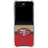 NFL San Francisco 49ers Vintage Galaxy Z Flip6 Clear Case