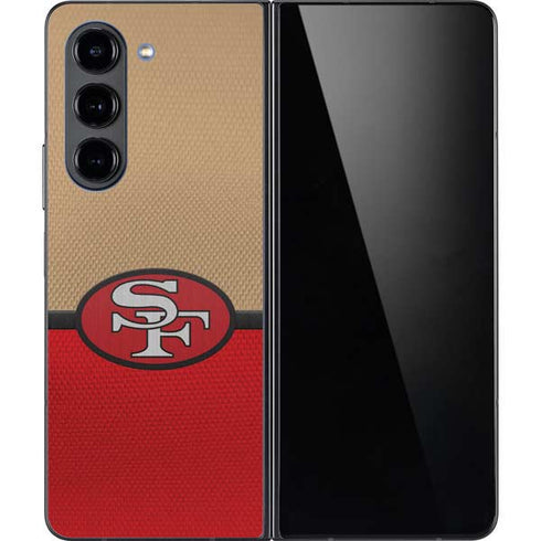 NFL San Francisco 49ers Vintage Galaxy Z Fold5 5G Skin