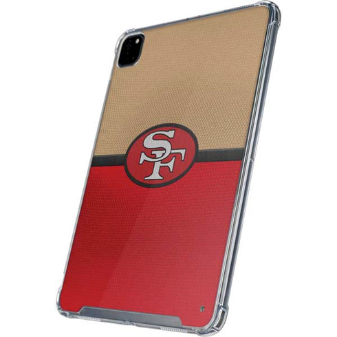 NFL San Francisco 49ers Vintage iPad Pro 12.9in (2020) Clear Case