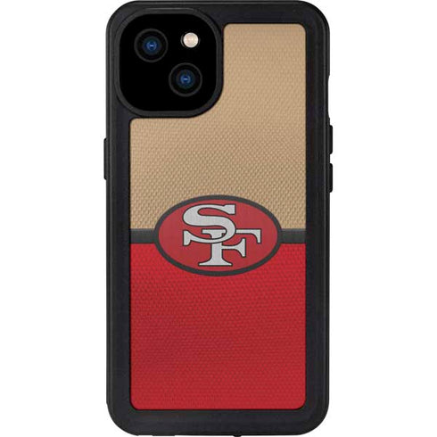 NFL San Francisco 49ers Vintage iPhone 15 Plus Waterproof Case