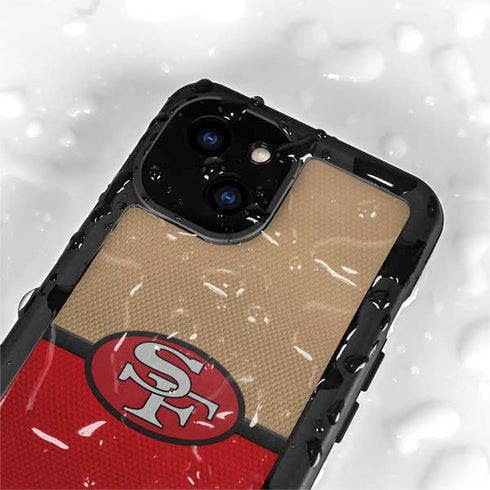NFL San Francisco 49ers Vintage iPhone 15 Plus Waterproof Case