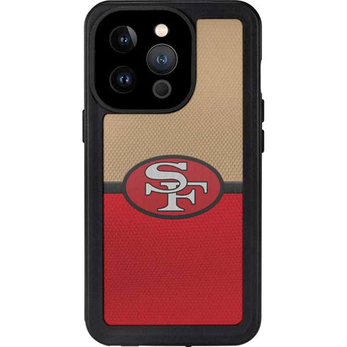 NFL San Francisco 49ers Vintage iPhone 15 Pro Waterproof Case