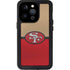 NFL San Francisco 49ers Vintage iPhone 15 Pro Waterproof Case