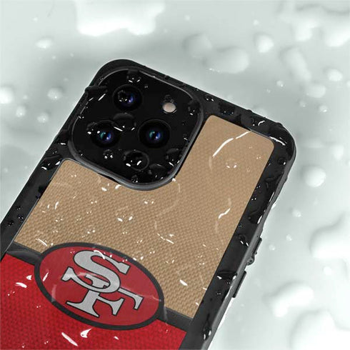 NFL San Francisco 49ers Vintage iPhone 15 Pro Waterproof Case
