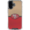 NFL San Francisco 49ers Vintage iPhone 16 Clear Case