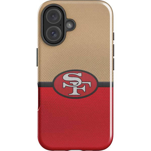 NFL San Francisco 49ers Vintage iPhone 16 Impact Case