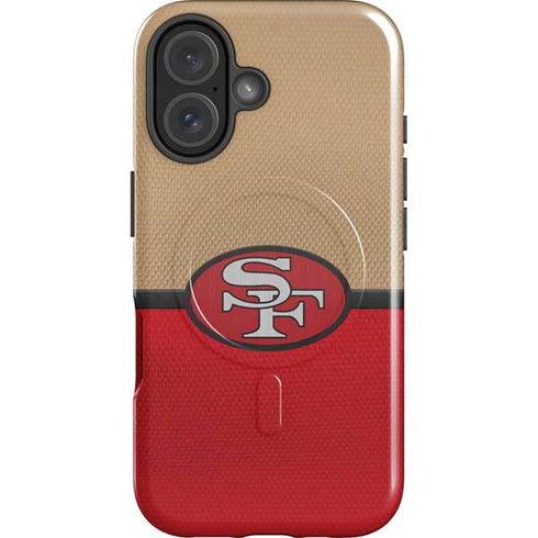 NFL San Francisco 49ers Vintage iPhone 16 Magsafe Impact Case