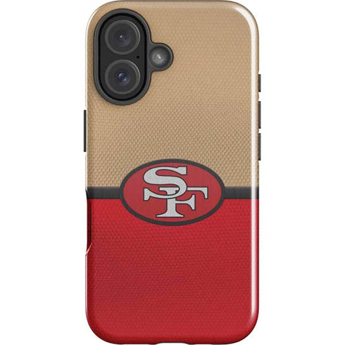NFL San Francisco 49ers Vintage iPhone 16 Plus Impact Case